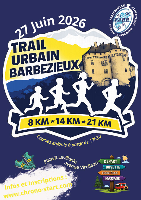 TRAIL URBAIN BARBEZIEUX TEST